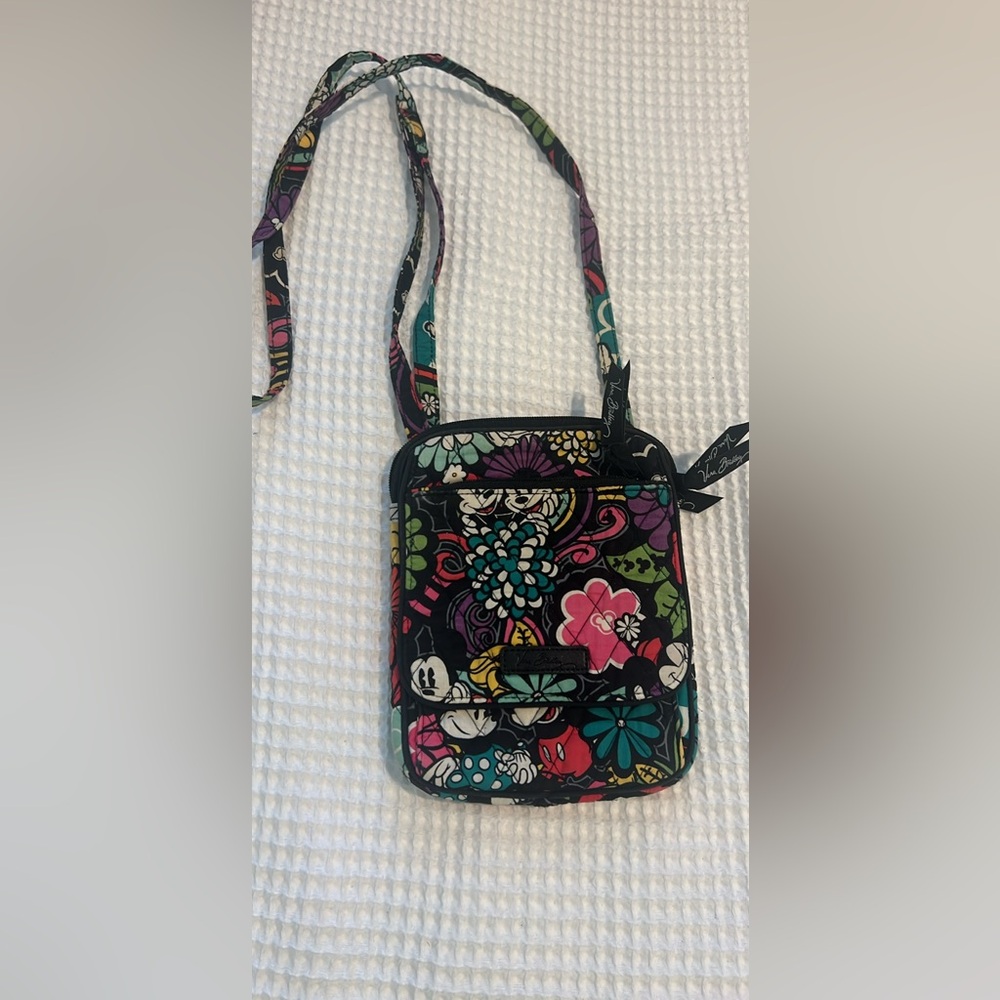 Disney / Very Bradley  Floral Crossbody Bag